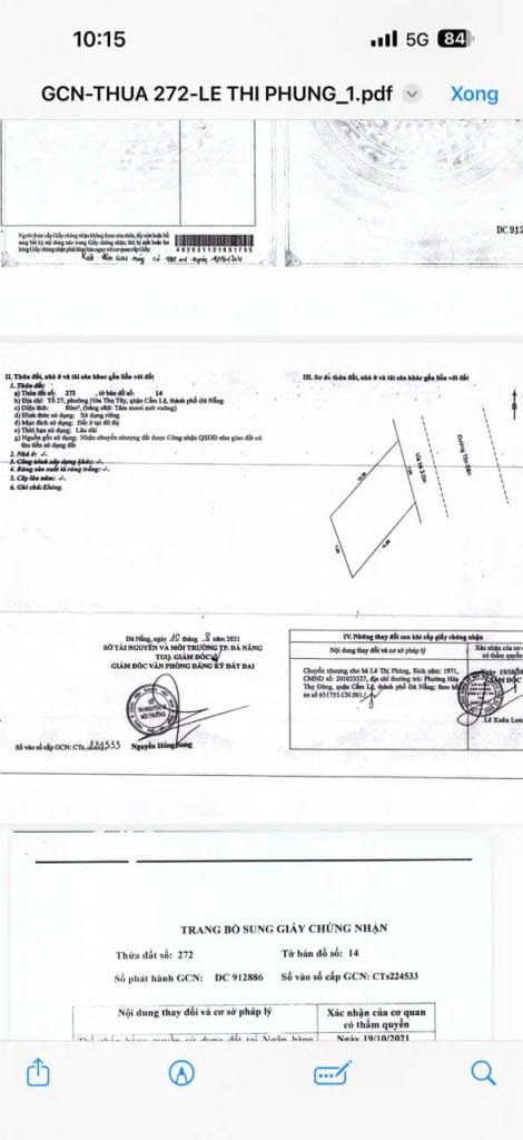 Đất mặt tiền Tôn Đản Cẩm Lệ Đà Nẵng