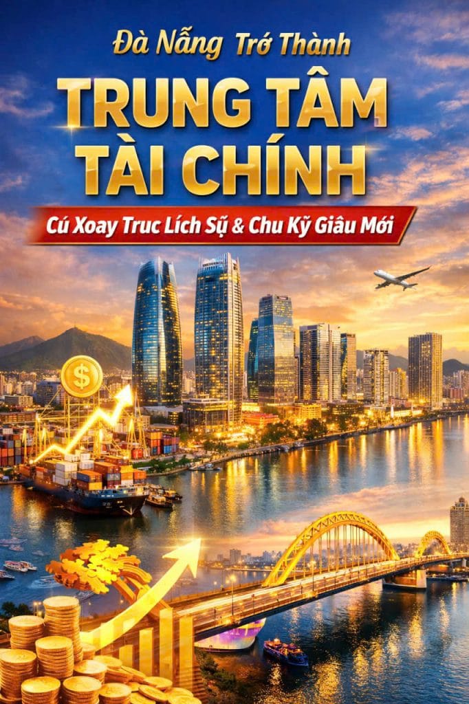 Đà Nẵng trở thành trung tâm tài chính – kích hoạt chu kỳ tăng giá mới của bất động sản giai đoạn 2026 – 2035