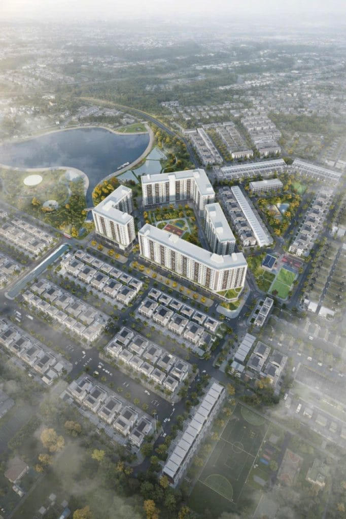 Phối cảnh nhà ở xã hội chung cư số 5 khu B khu dân cư Nam Cầu Cẩm Lệ Đà Nẵng năm 2026
