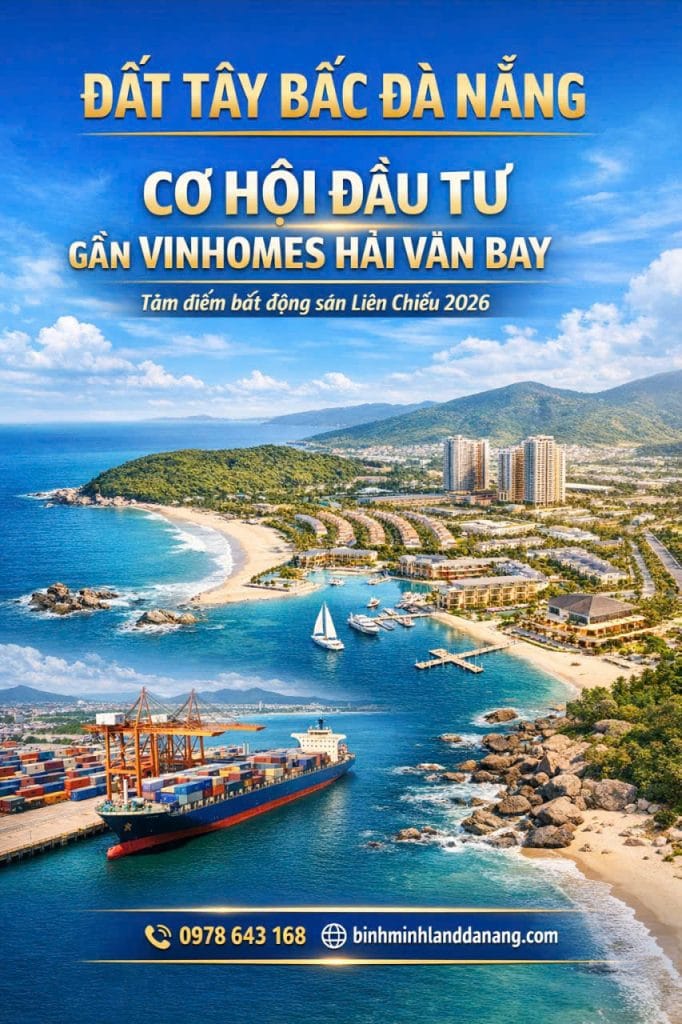 Đất Tây Bắc Đà Nẵng gần Vinhomes Hải Vân Bay – cơ hội đầu tư bất động sản Liên Chiểu