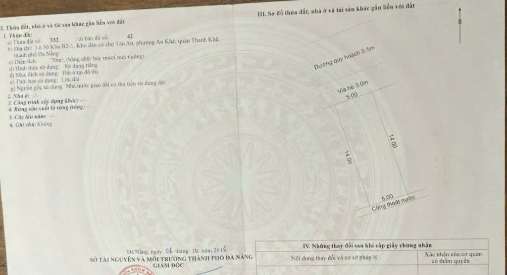 Bán Đất Đường Tân Hòa 7 Gần Chợ Tân An 70m² Giá 4 Tỷ 390 Triệu