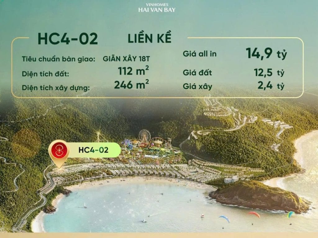 ​Bảng Hàng Quỹ Căn Đẹp Biệt Thự Và Liền Kề Vinhomes Hải Vân Bay Đà Nẵng