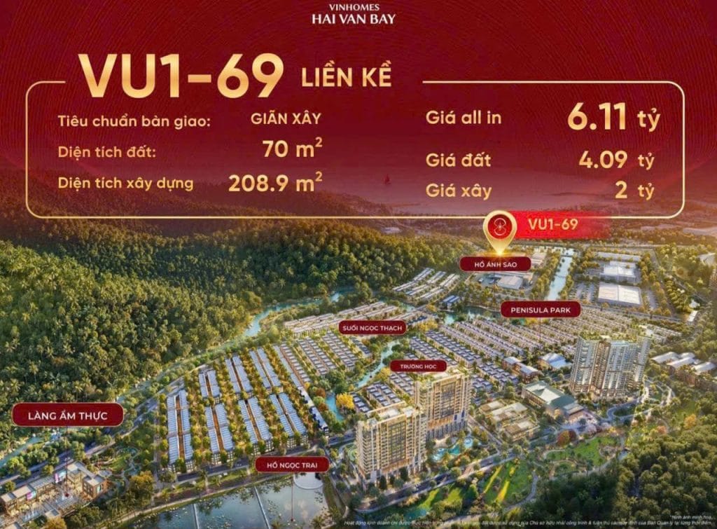 Giỏ Hàng Bạch Vân Vinhomes Hải Vân Bay Giá Tốt Tháng 8/2026 – Cơ Hội Đầu Tư Đón Sóng Tây Bắc Đà Nẵng