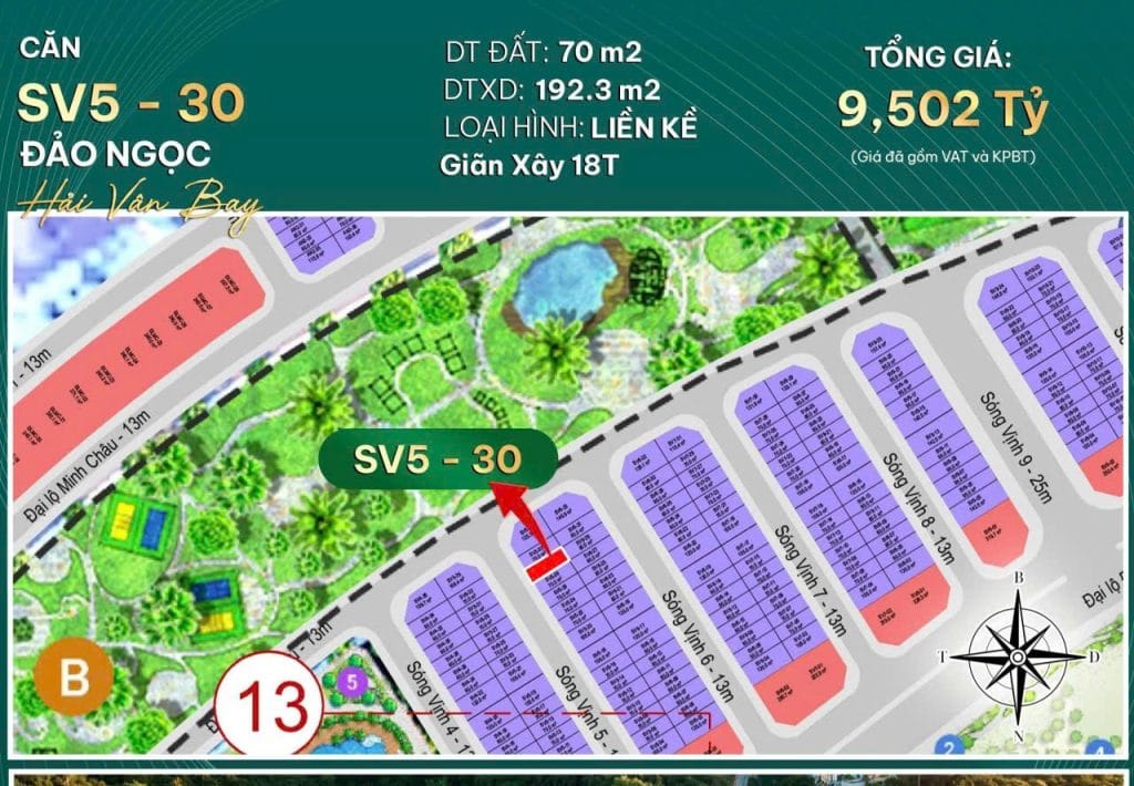 Vinhomes Hải Vân Bay Đà Nẵng – Cập nhật quỹ căn Đảo Ngọc giá từ 9,502 tỷ đồng