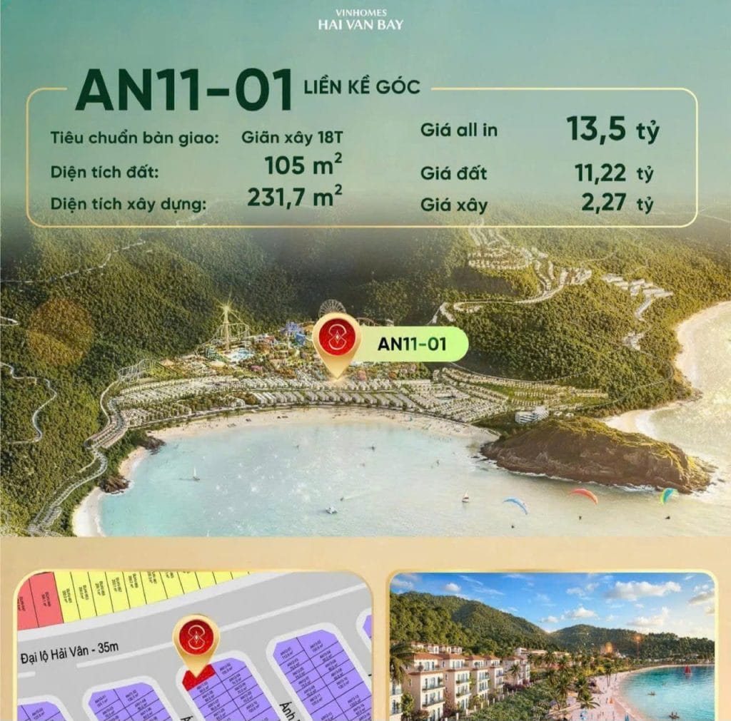 ​Cập nhật giỏ hàng Vinhomes Hải Vân Bay Đà Nẵng giá tốt nhất 2026