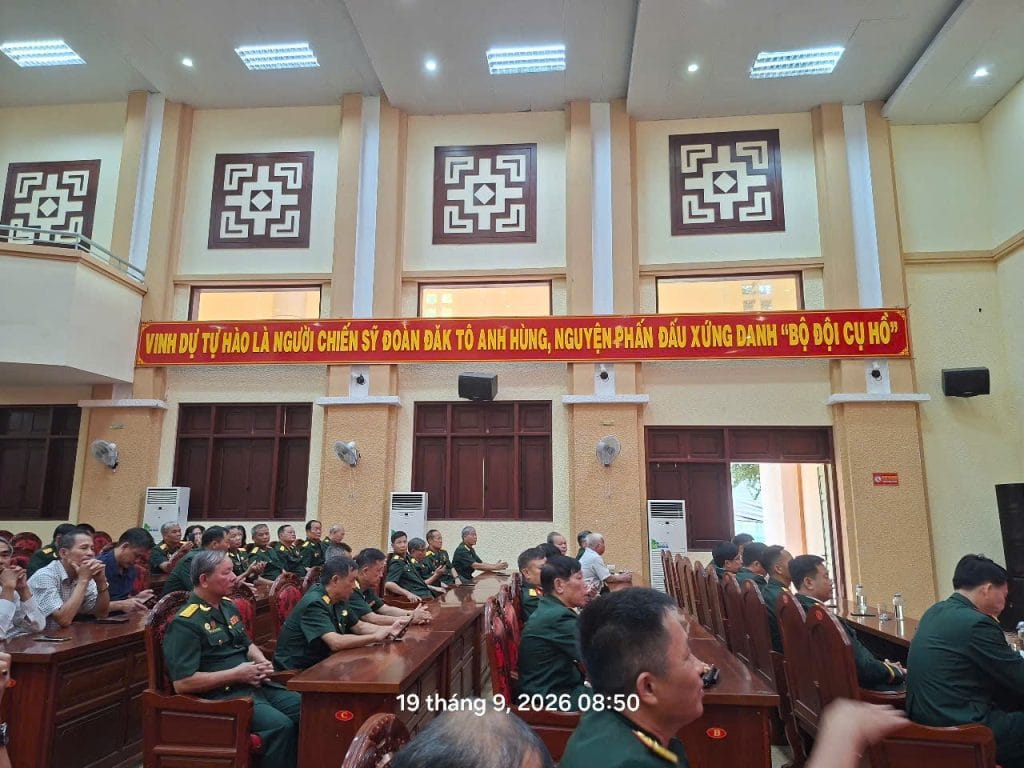 ​Gặp mặt truyền thống Sư đoàn 10 (Đoàn Đăk Tô) năm 2026: Thắm tình đồng đội