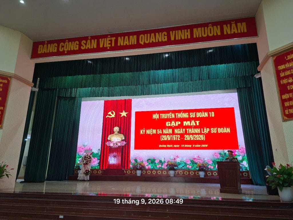 ​Gặp mặt truyền thống Sư đoàn 10 (Đoàn Đăk Tô) năm 2026: Thắm tình đồng đội